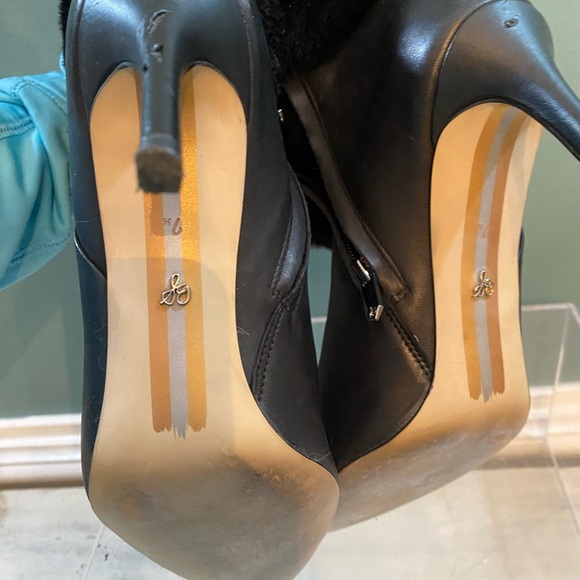 Sam Edelman black leather for boots size 7.5. - Picture 4 of 5